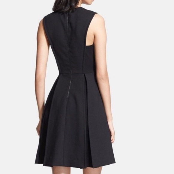 Rag & Bone Black Lea Pleated Sleeveless Dress - Picture 2 of 9